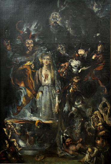 Cornelis Holsteyn Fantasy based on Goethe's Faust china oil painting image